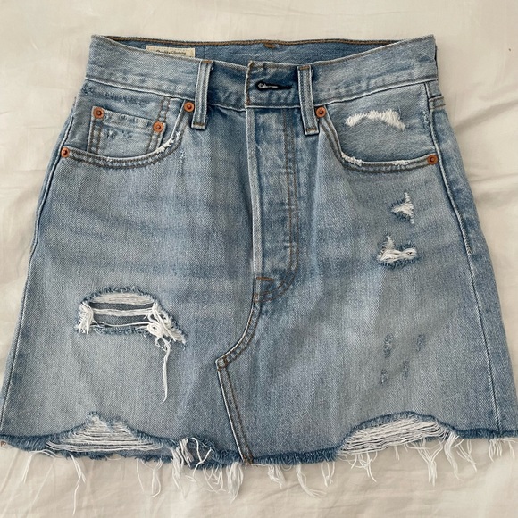 Levis High Waist skirt size 25 - Picture 3 of 6